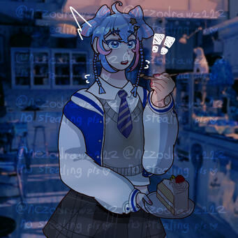 Uh oh! Look who's stealing cake